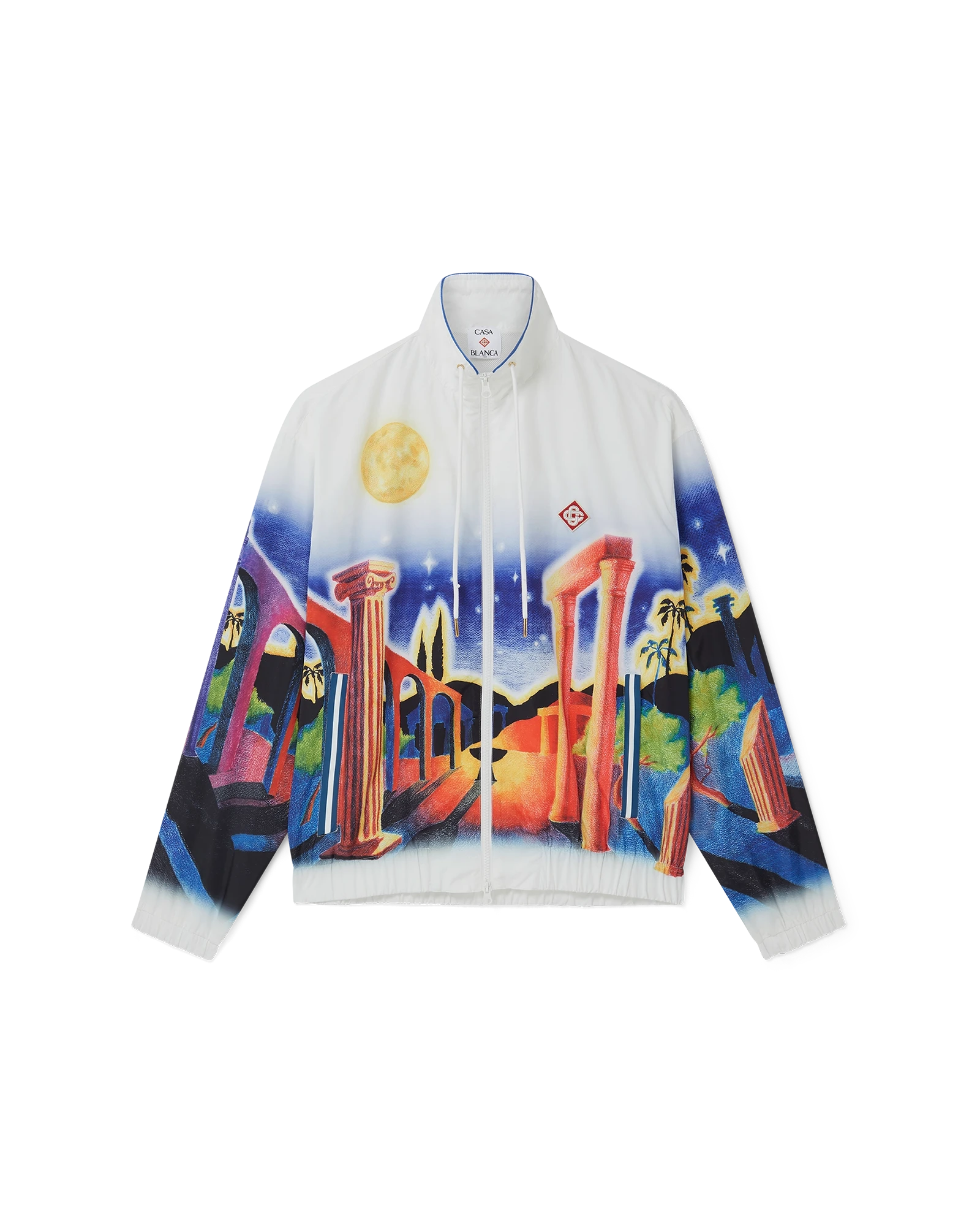 Midnight Acropolis Windbreaker Jacket