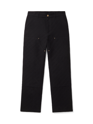 Jacquard Cargo Trousers