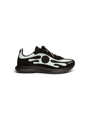 Women's Black & Mint Stade Sneaker