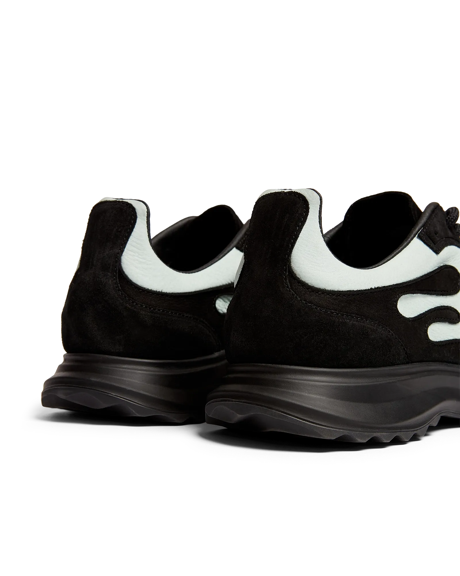 Men's Black & Mint Stade Sneaker - 图片 3