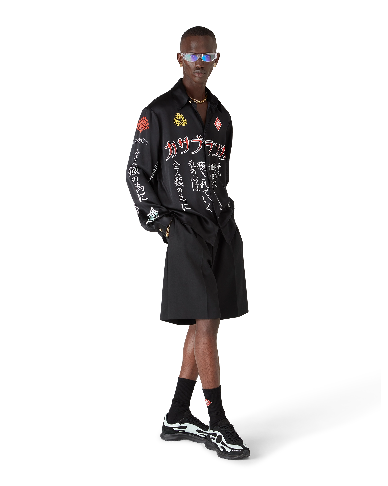 Men's Black & Mint Stade Sneaker - 图片 4