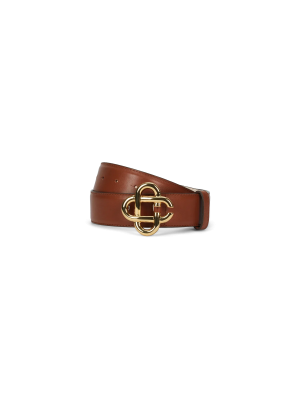 Mens Cinnamon Leather Belt