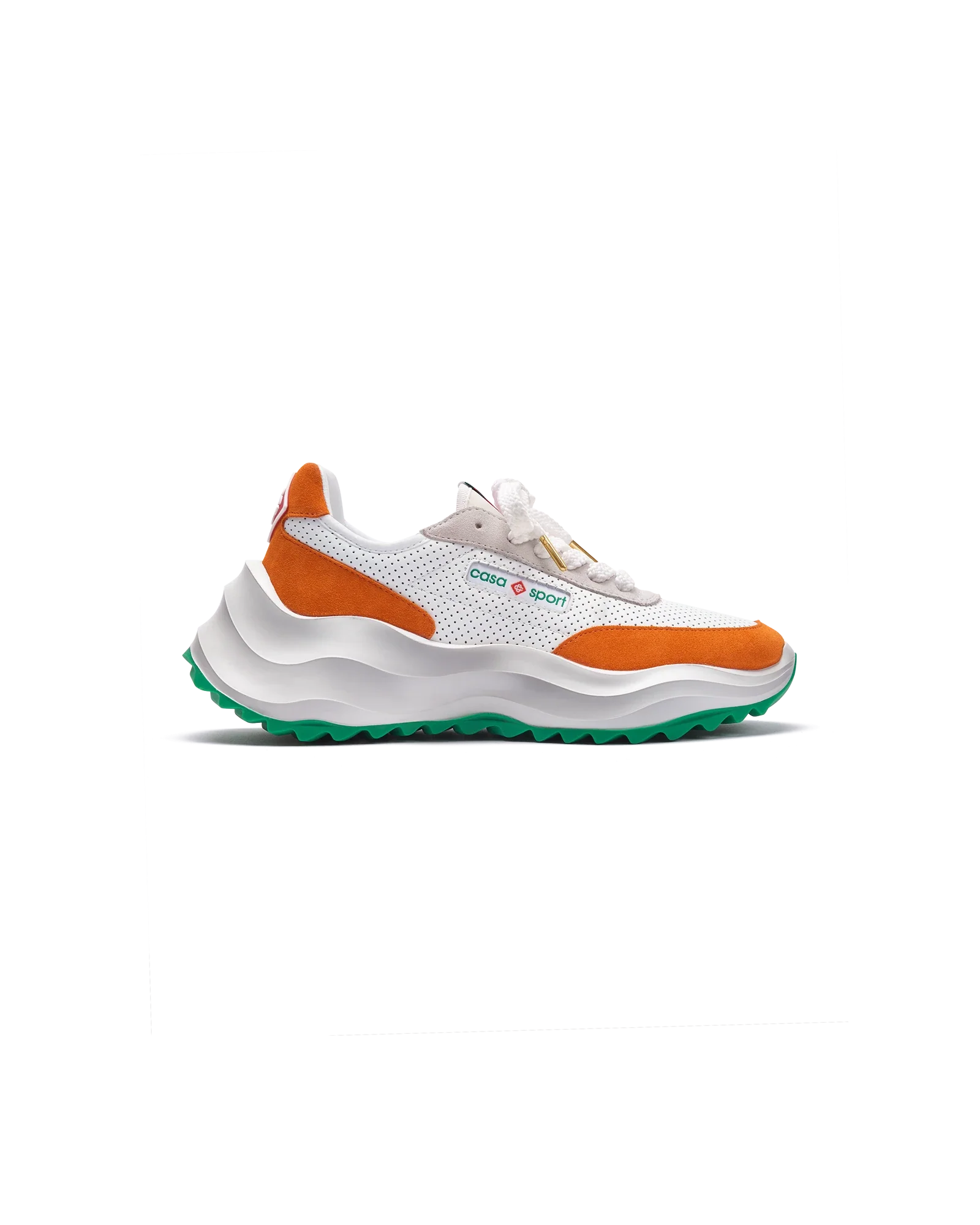 Men's Atlantis White & Clay Orange Sneaker