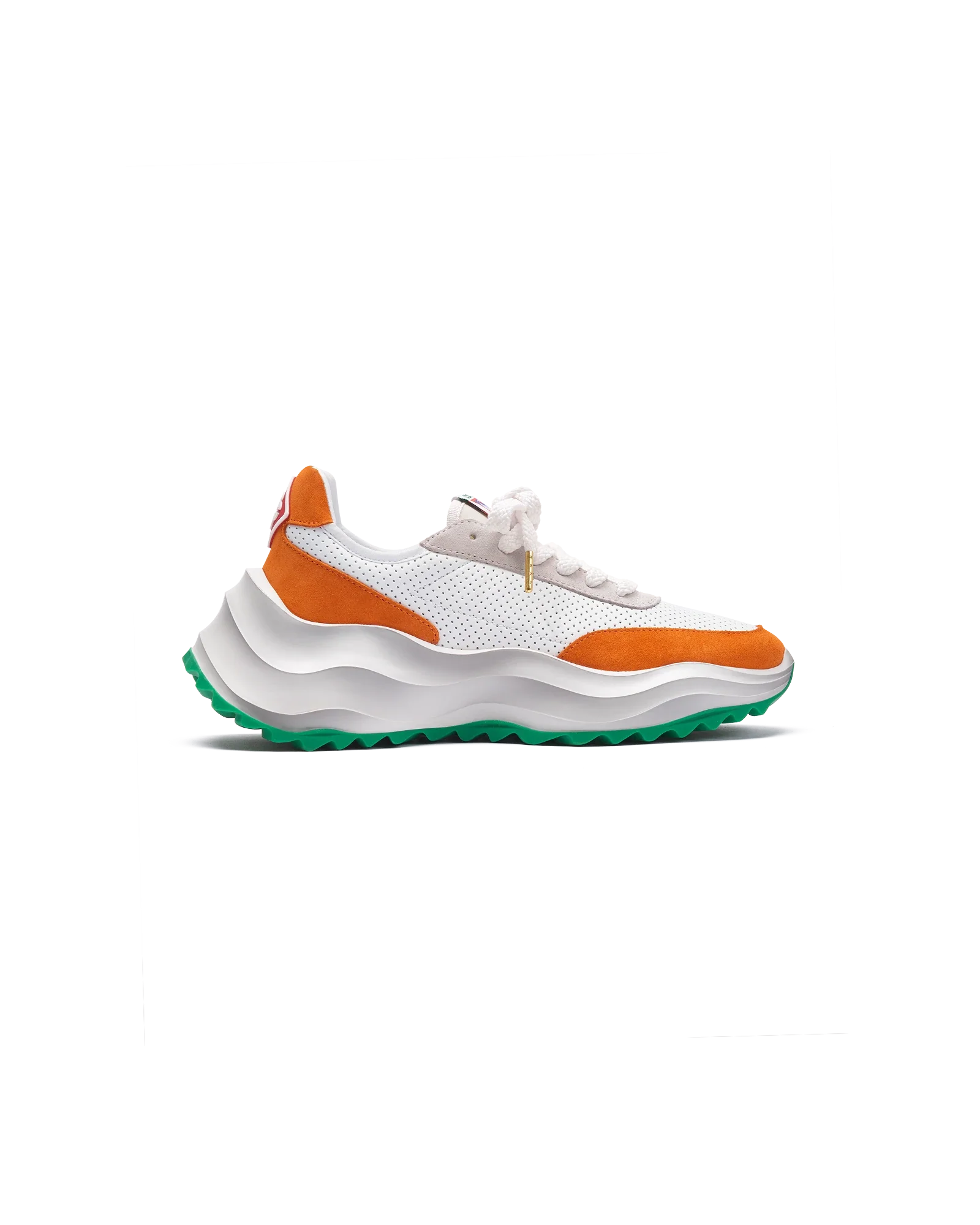 Men's Atlantis White & Clay Orange Sneaker - 图片 2