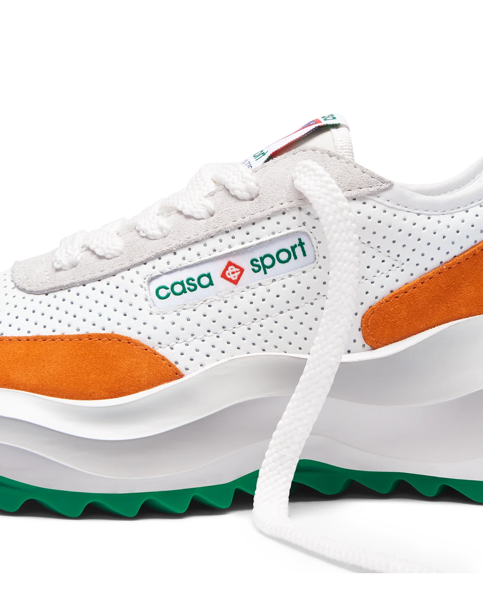 Men's Atlantis White & Clay Orange Sneaker - 图片 11