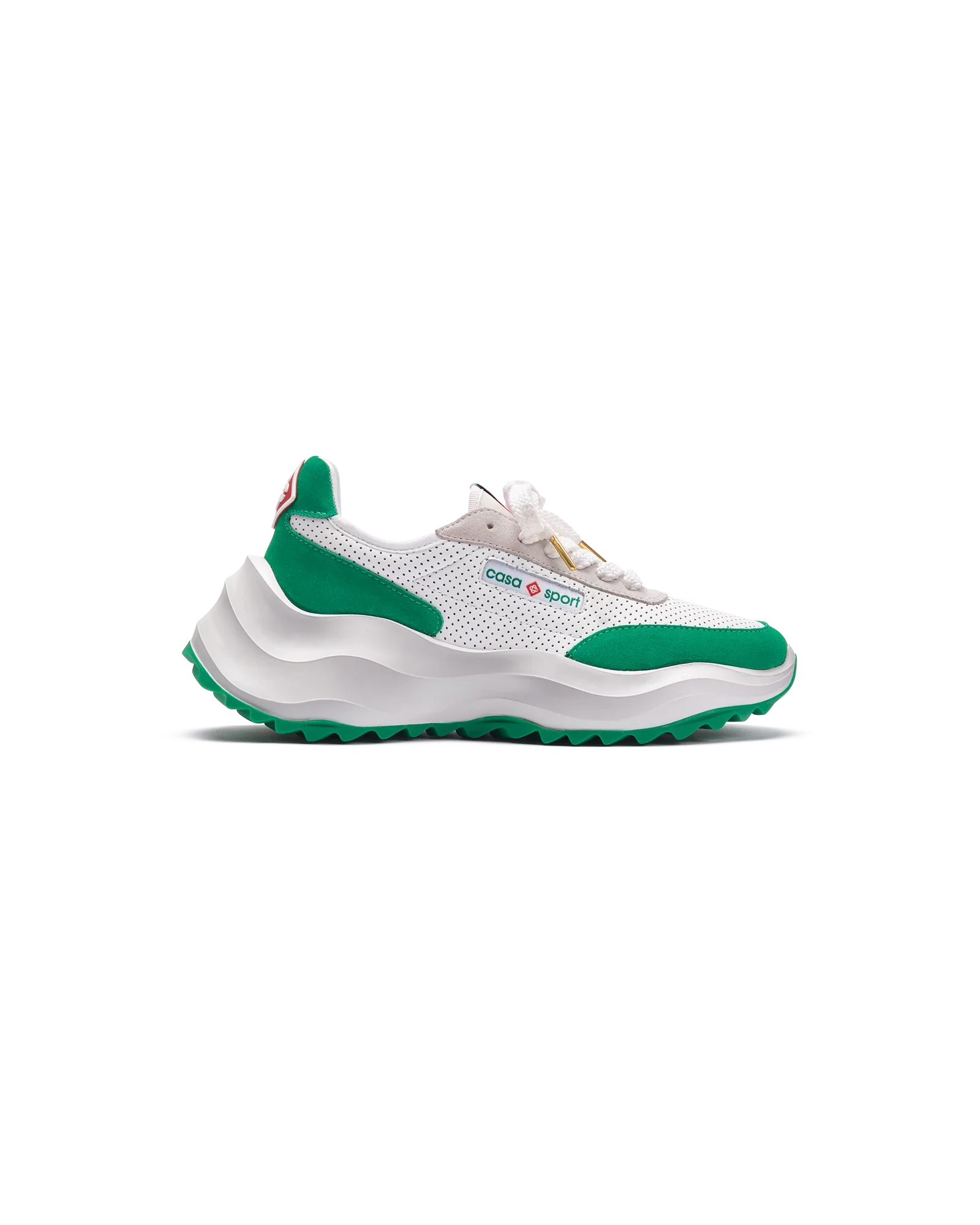 Women's Atlantis White & Tennis Green Sneaker