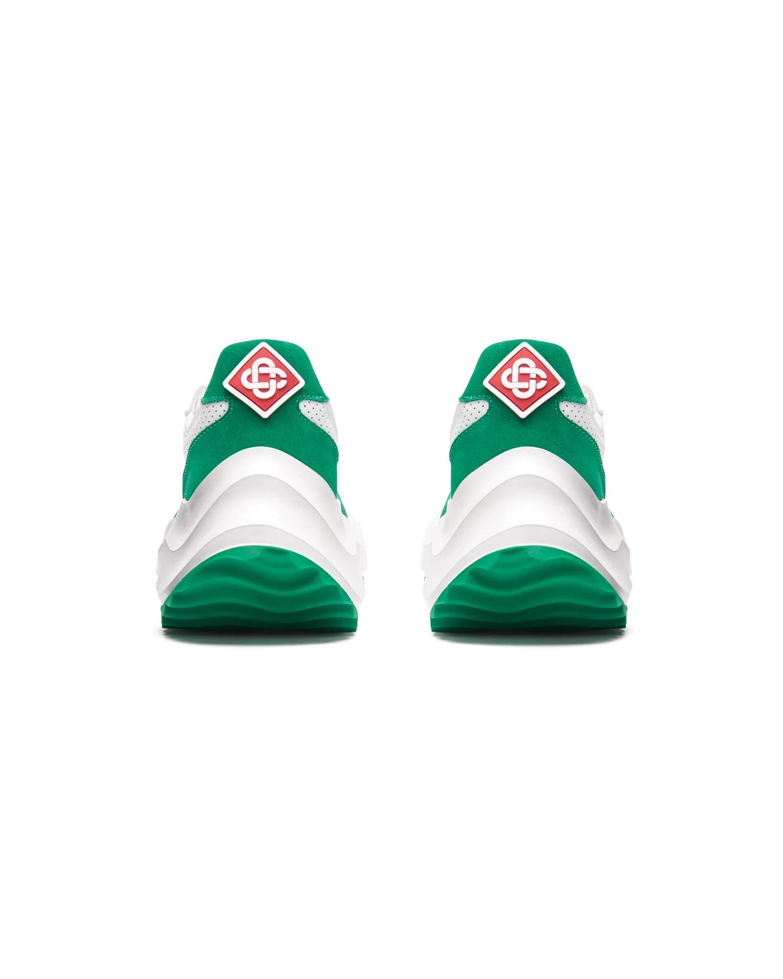 Women's Atlantis White & Tennis Green Sneaker - 图片 8