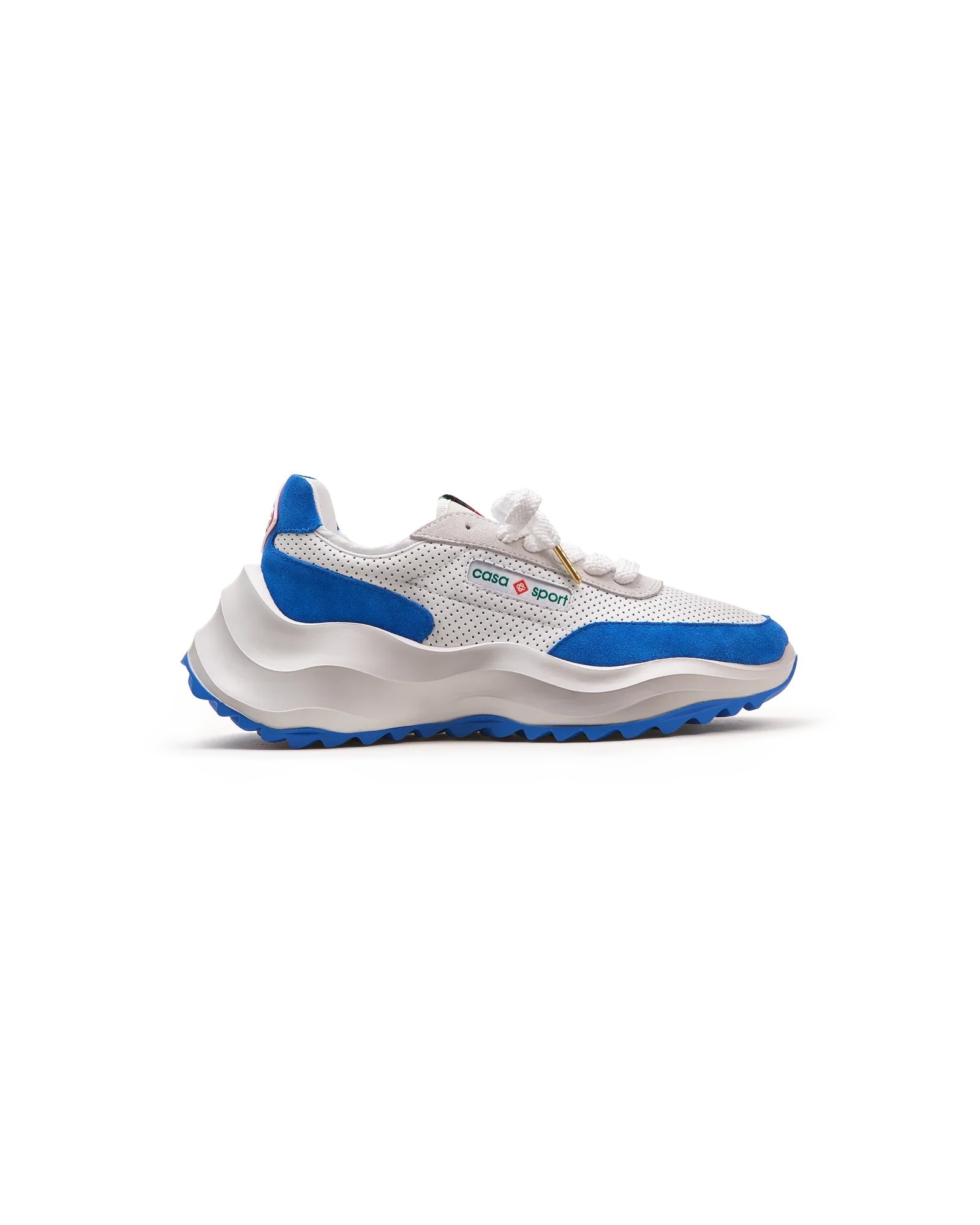 Men's Atlantis White & Blue Sneaker