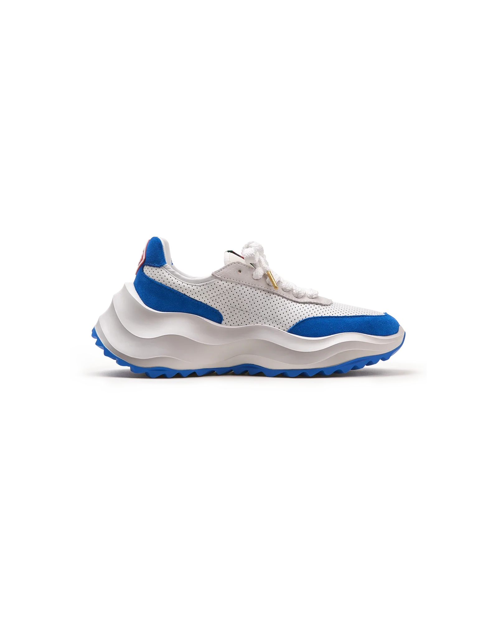 Men's Atlantis White & Blue Sneaker - 图片 2