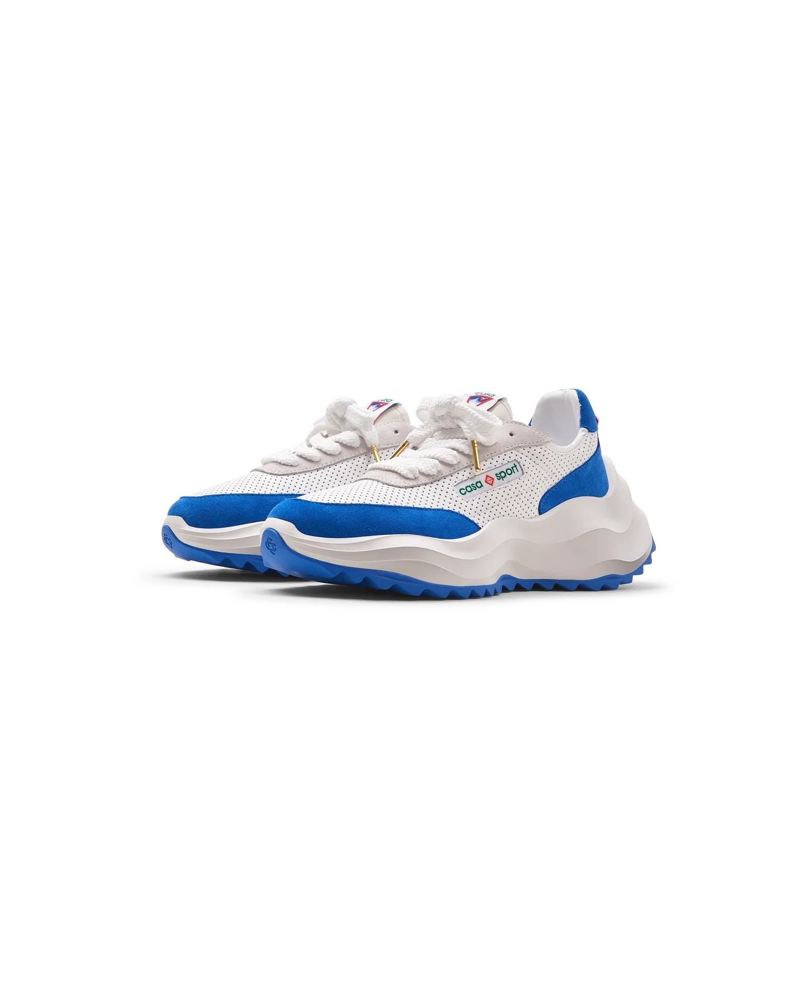 Men's Atlantis White & Blue Sneaker - 图片 4