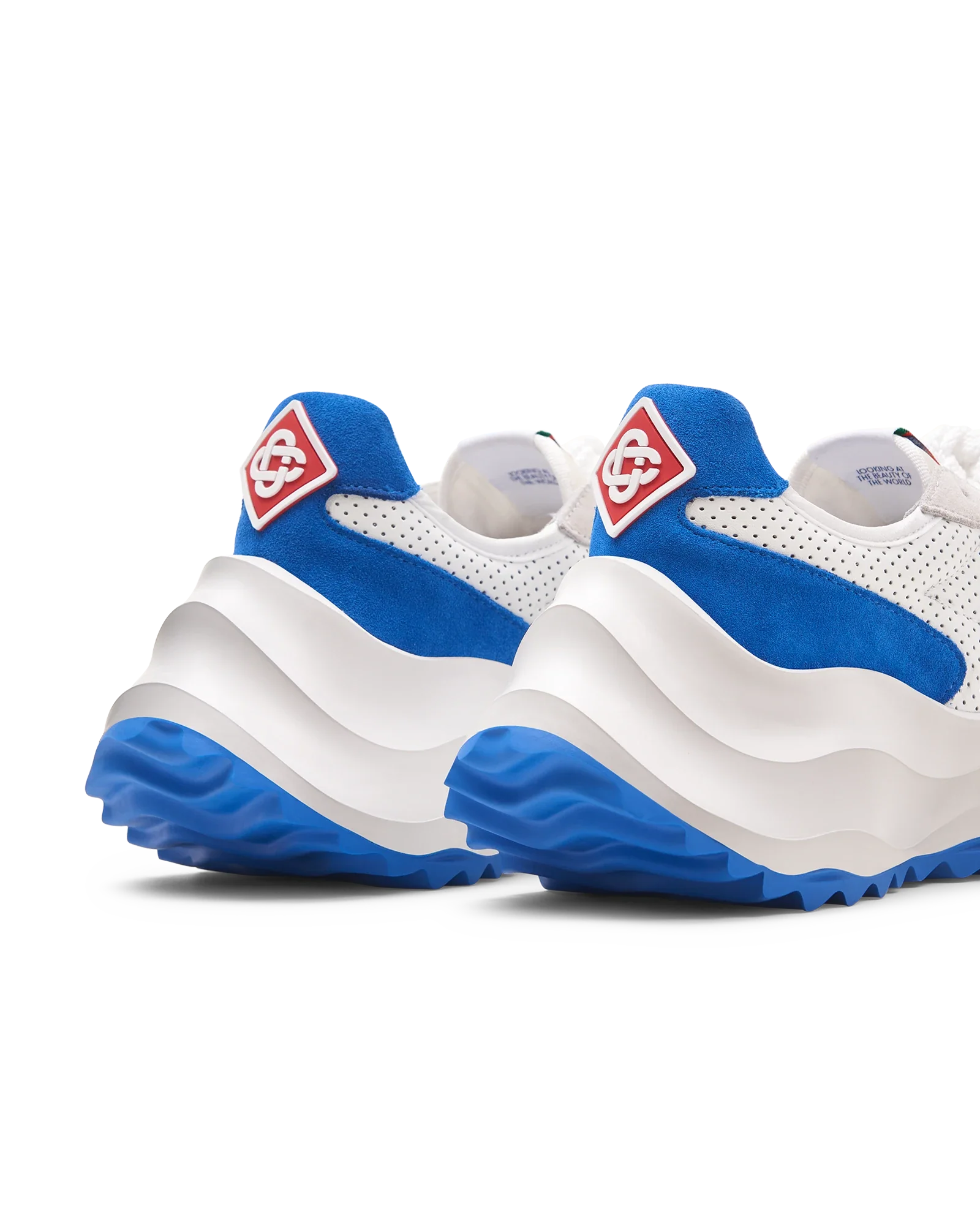 Men's Atlantis White & Blue Sneaker - 图片 9