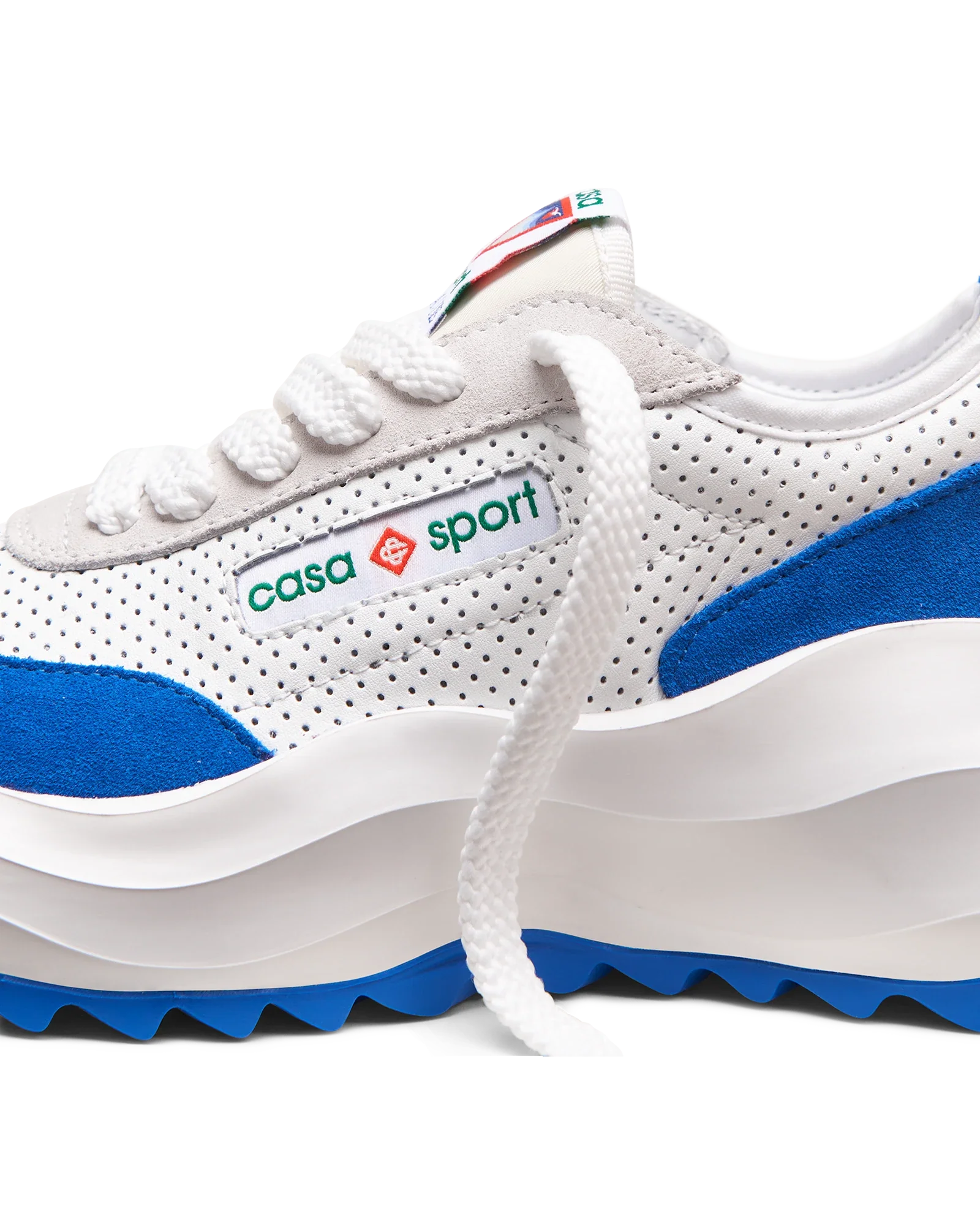 Men's Atlantis White & Blue Sneaker - 图片 11