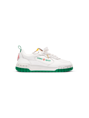 Women's Court White & Green Sneaker