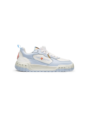 Men's Court White & Powder Blue Sneaker