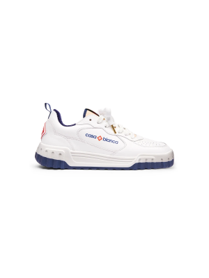 Women's Court White & Navy Sneaker