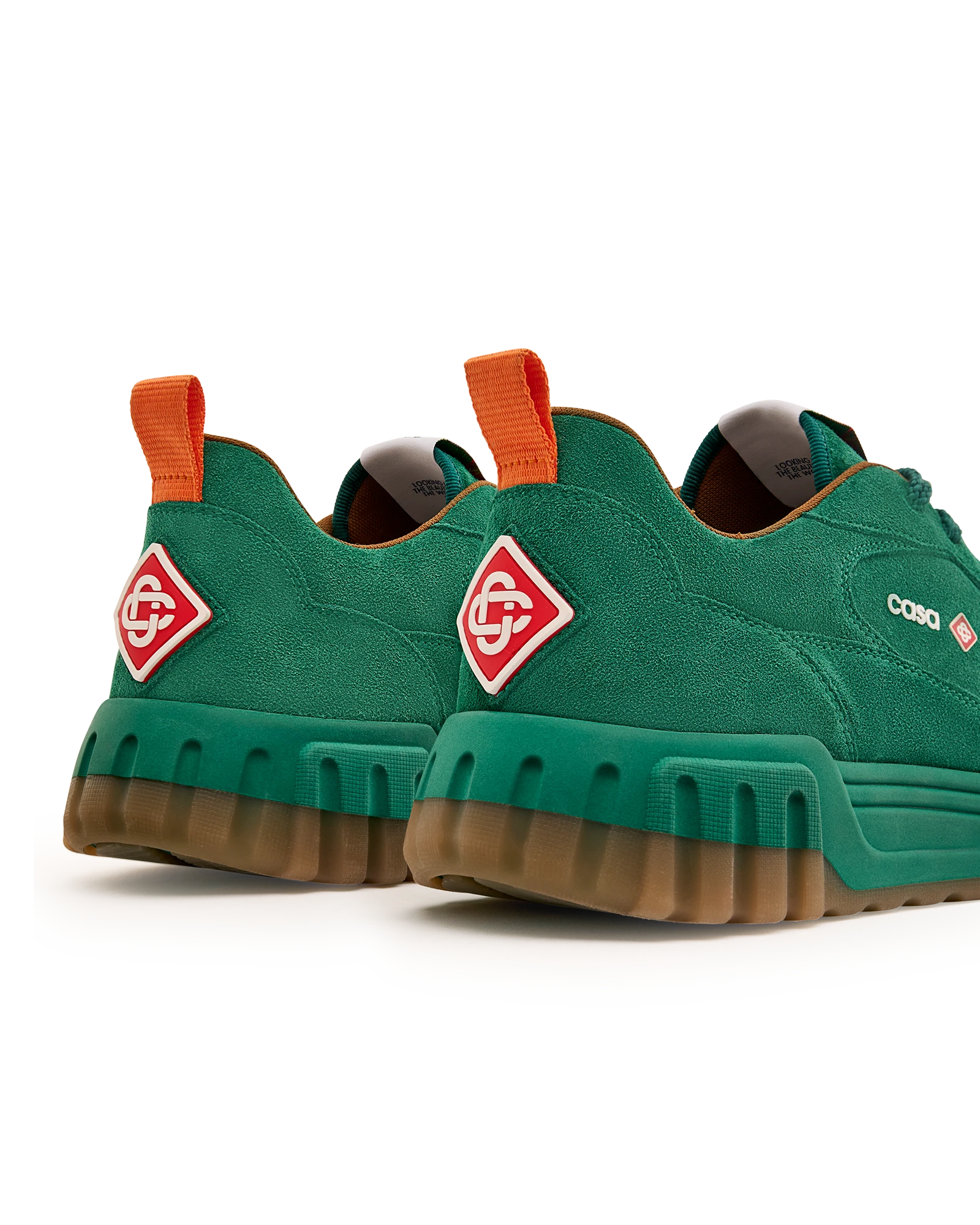 Women's Green Suede Court Sneaker - 图片 5