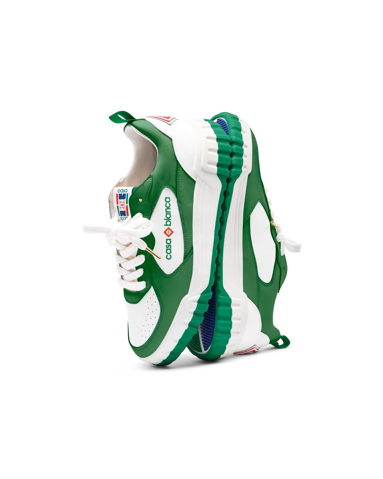 Men's Court Green & White Sneaker - 图片 7