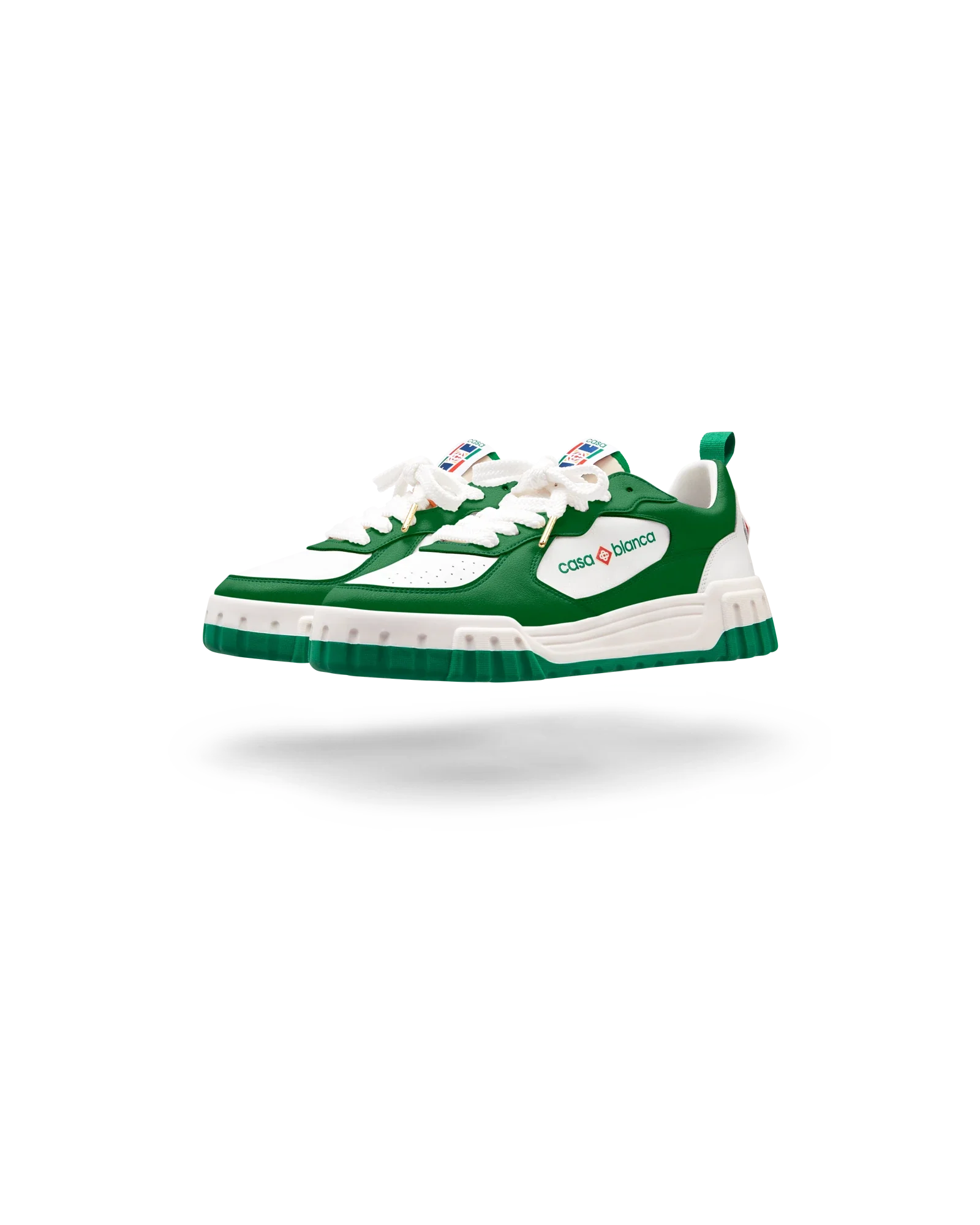 Men's Court Green & White Sneaker - 图片 8