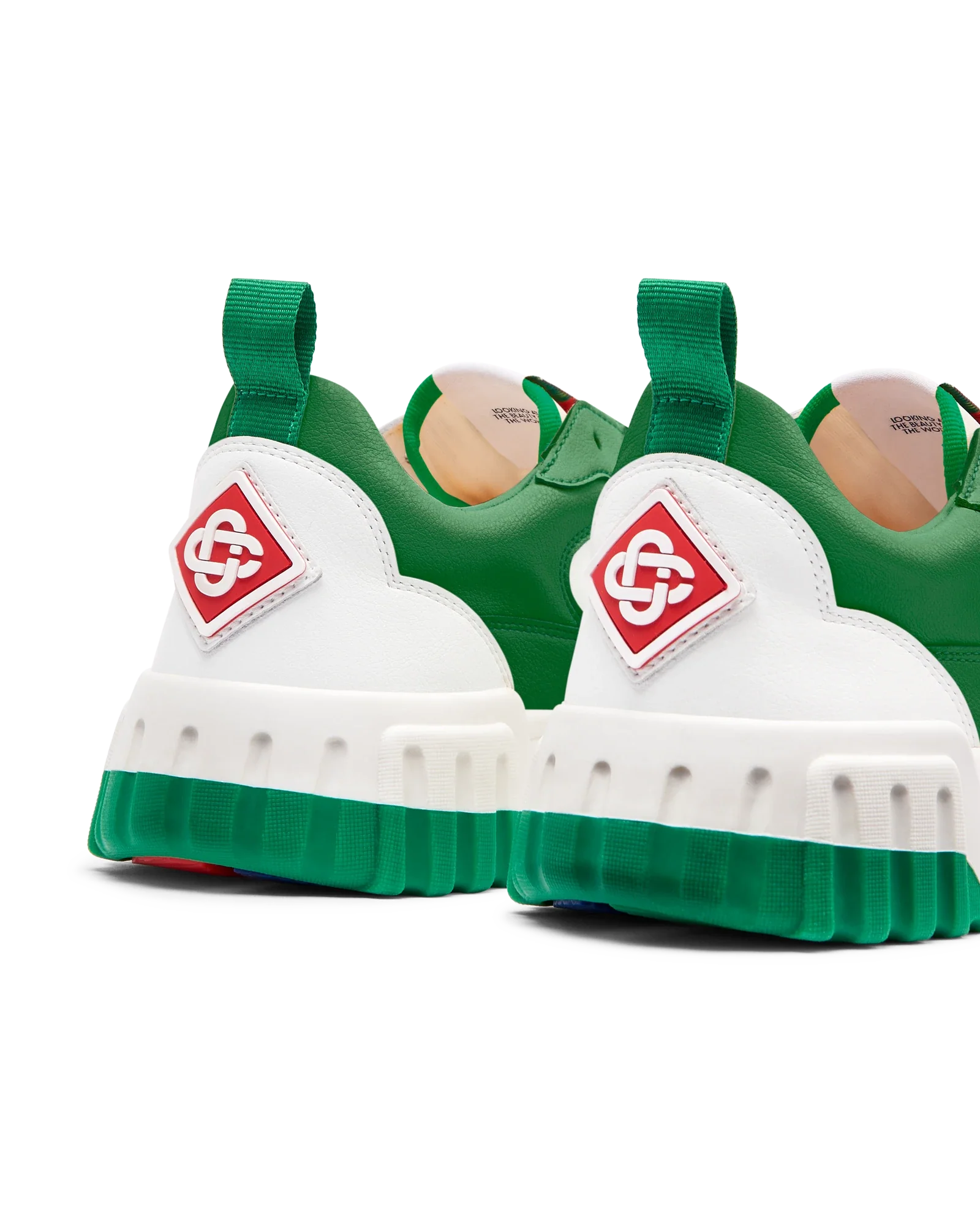 Men's Court Green & White Sneaker - 图片 14