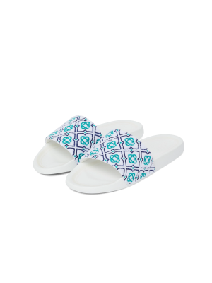 Women's Monogram Towelling Slider