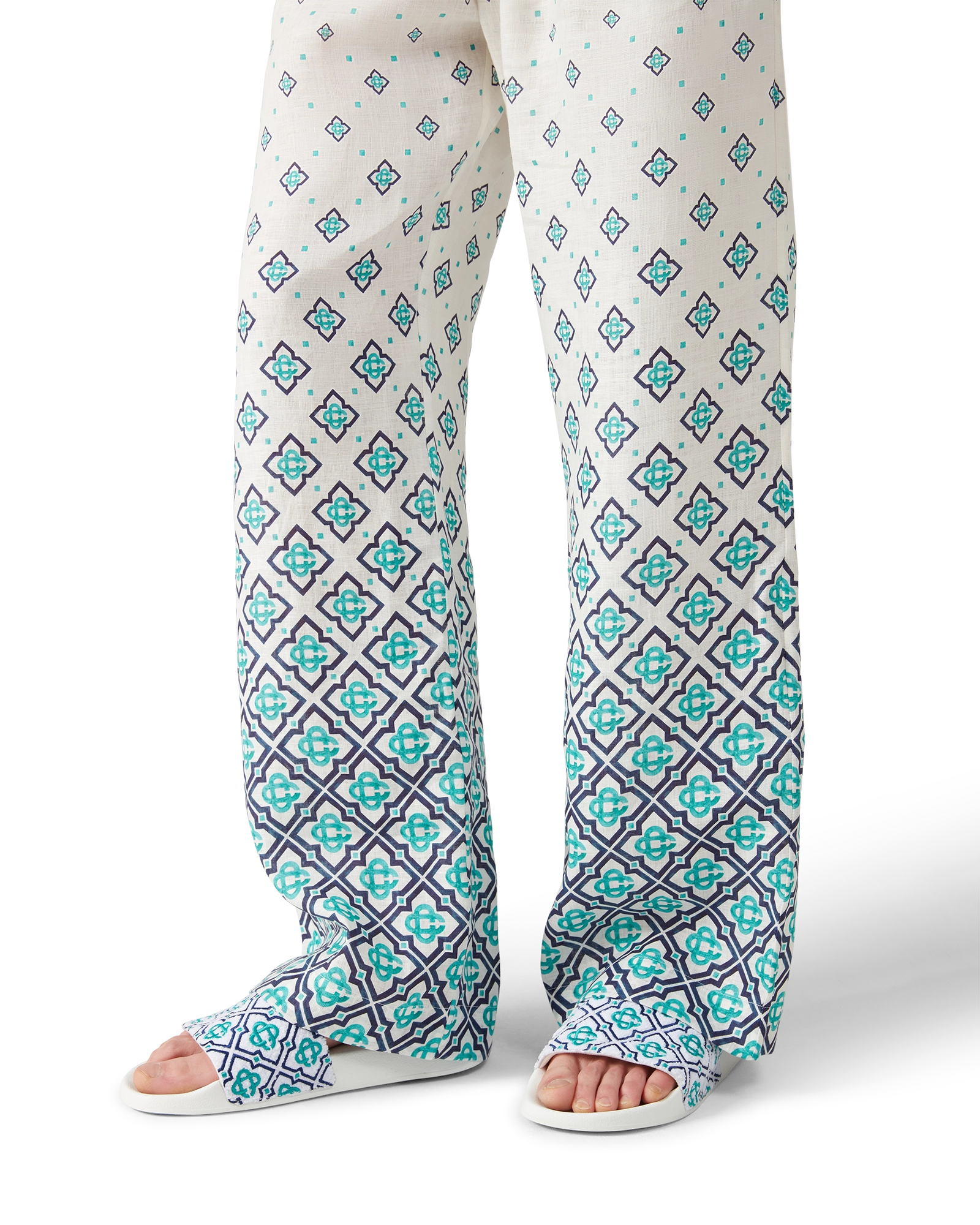 Men's Monogram Towelling Slider - 图片 4