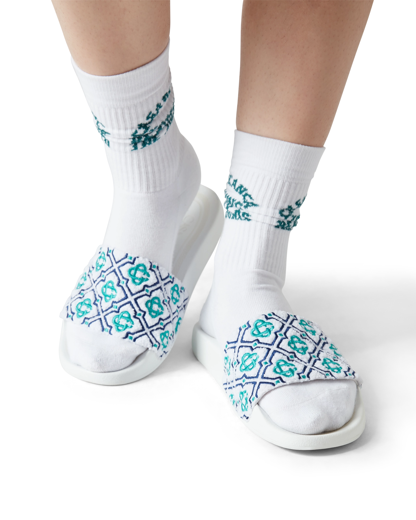 Women's Monogram Towelling Slider - 图片 4