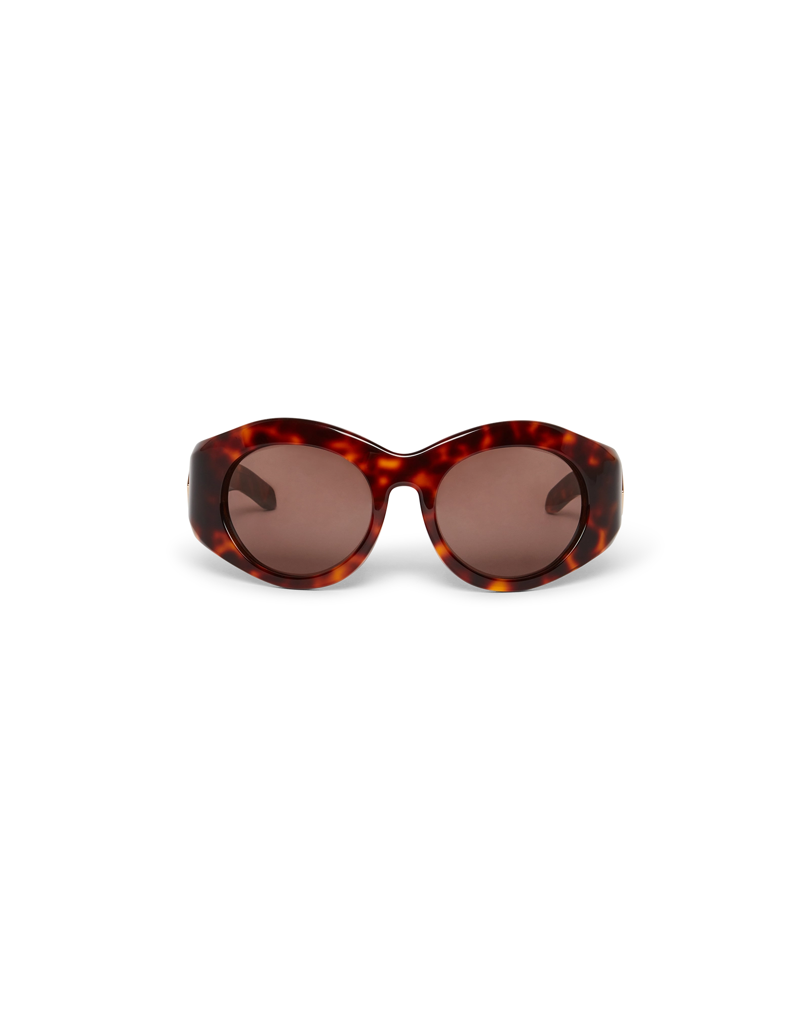 Tortoiseshell Goggle Sunglasses - 图片 2