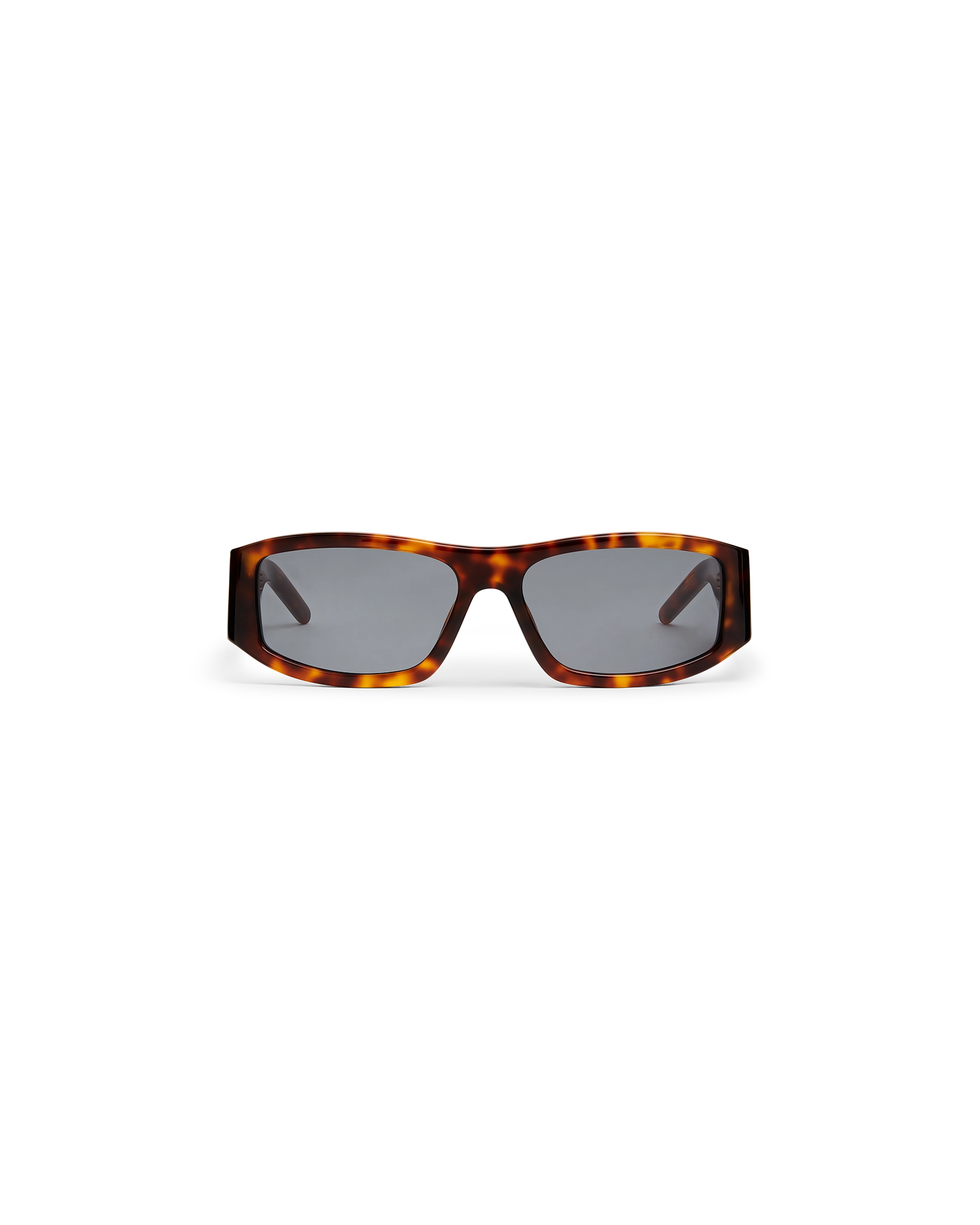 Tortoiseshell Rectangular Sunglasses - 图片 2