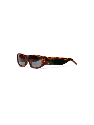 Tortoiseshell Rectangular Sunglasses