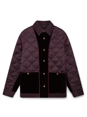 Satin Quilted Jacket