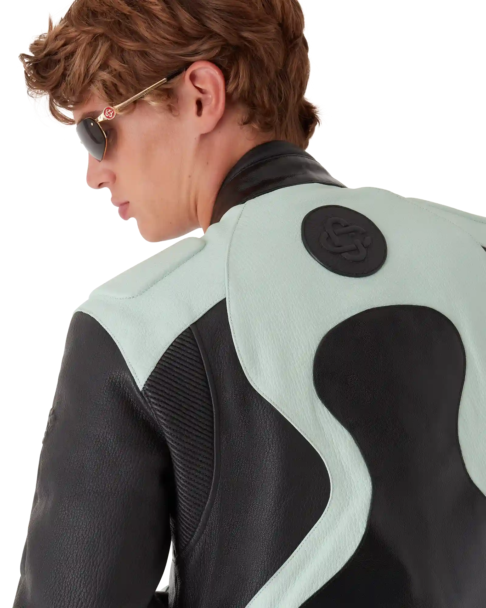 Leather Biker Jacket - 图片 5