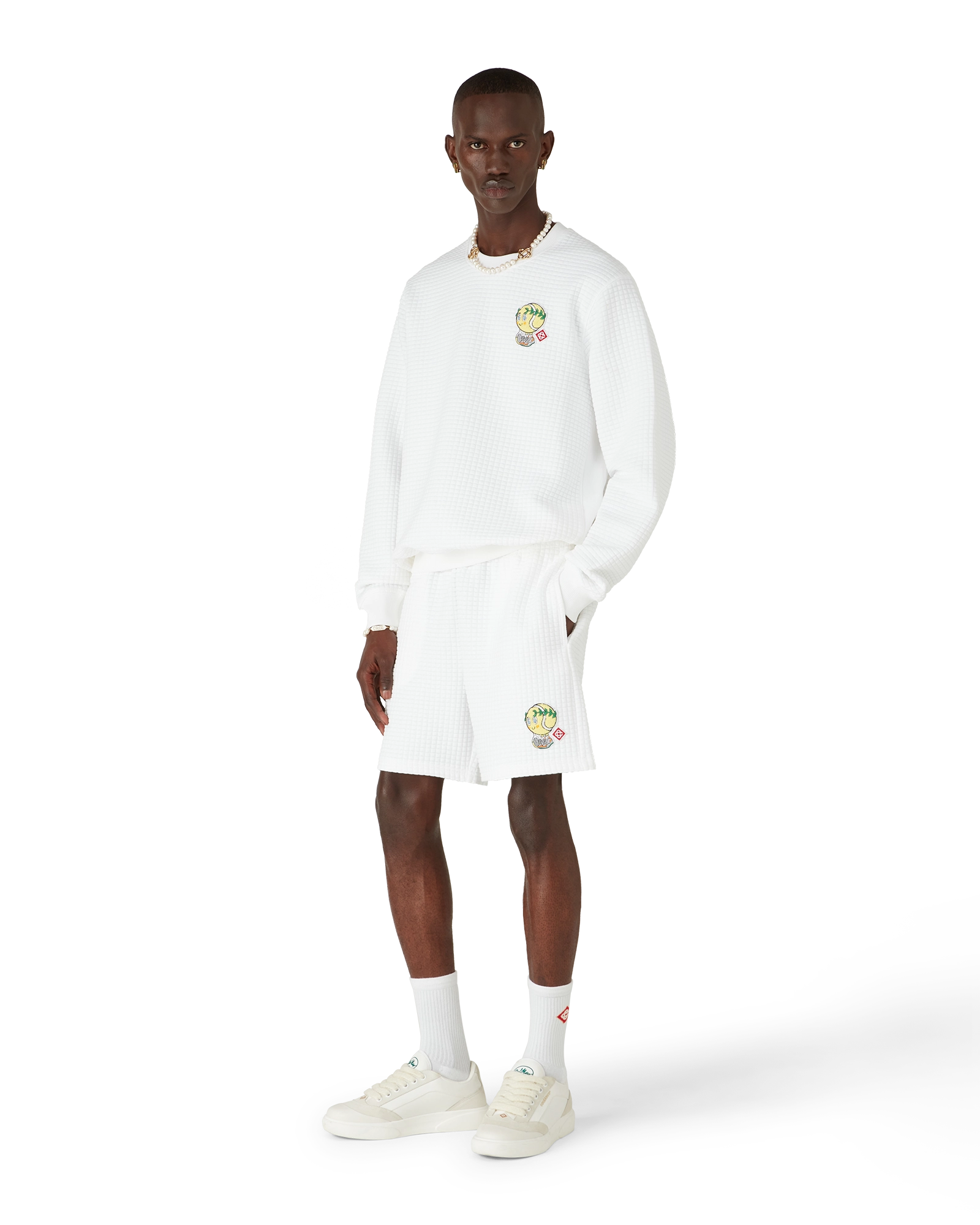 Tennis Mascot Quilted Sweatshirt - 图片 4