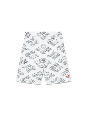 Jacquard Motif Track Shorts