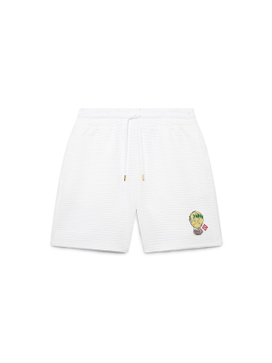 Tennis Mascot Quilted Sweatshorts