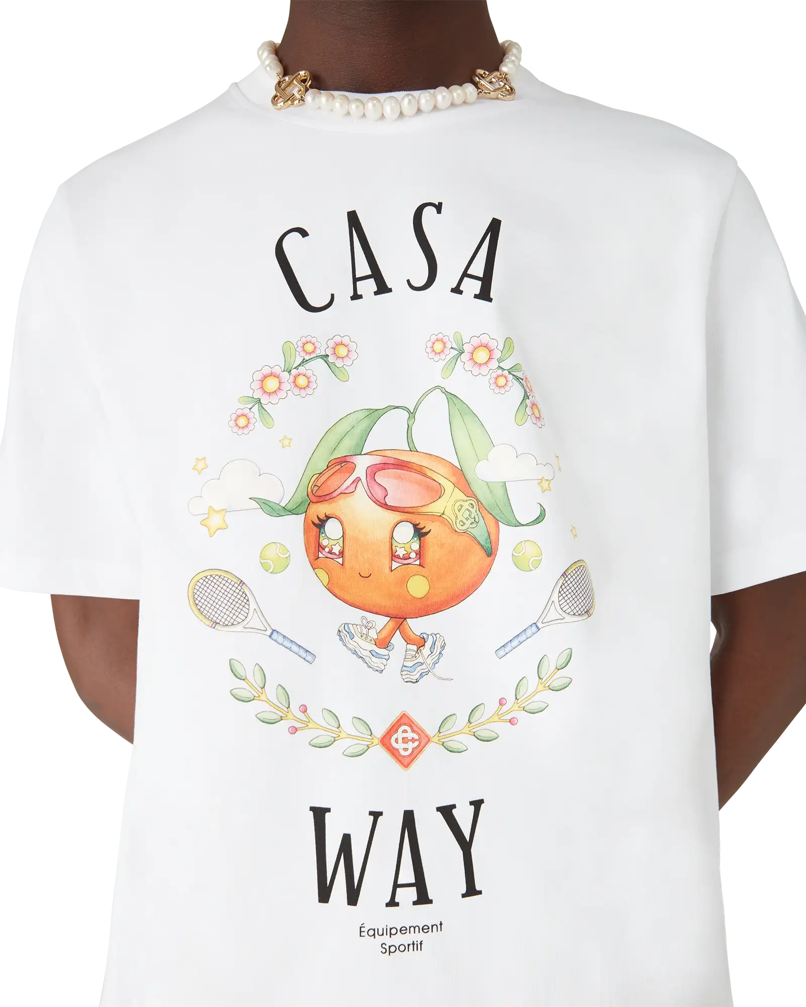 Casa Way Orange Mascot Short Sleeve T-Shirt - 图片 5