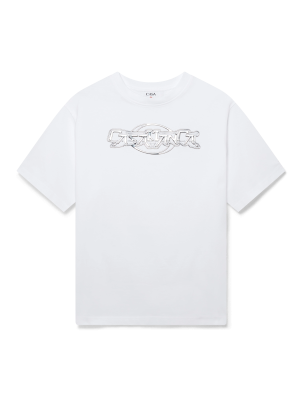 Casablanca Chrome Oversized Short Sleeve T-Shirt