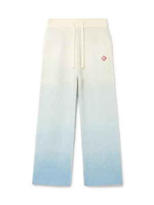 Fluffy Gradient Mohair Trousers