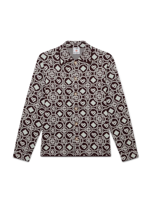 Monogram Cotton Knit Shirt