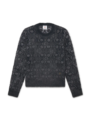 Fluffy Monogram Jumper