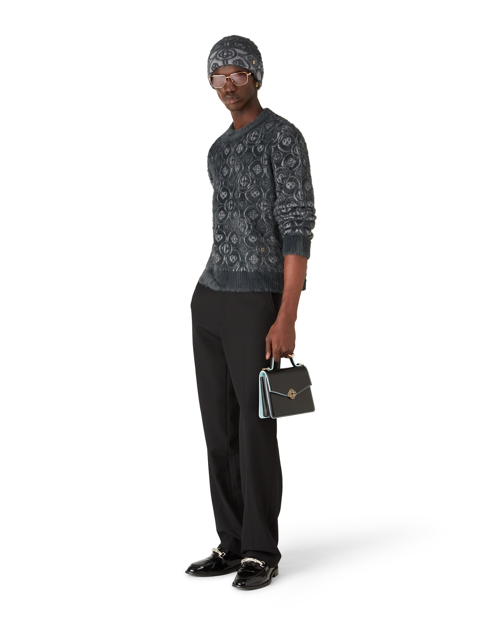 Fluffy Monogram Jumper - 图片 2