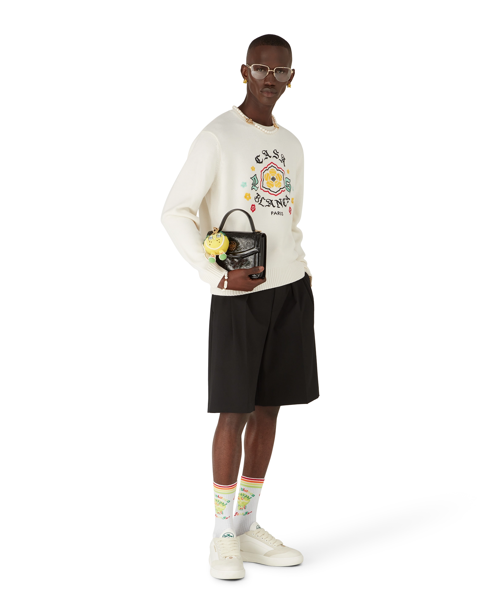 Emblem Merino Knit Crew Neck - 图片 5