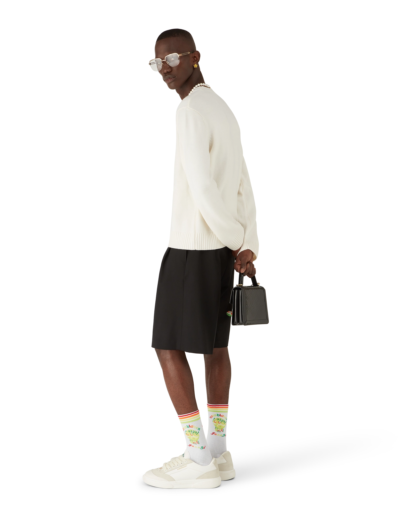 Emblem Merino Knit Crew Neck - 图片 4