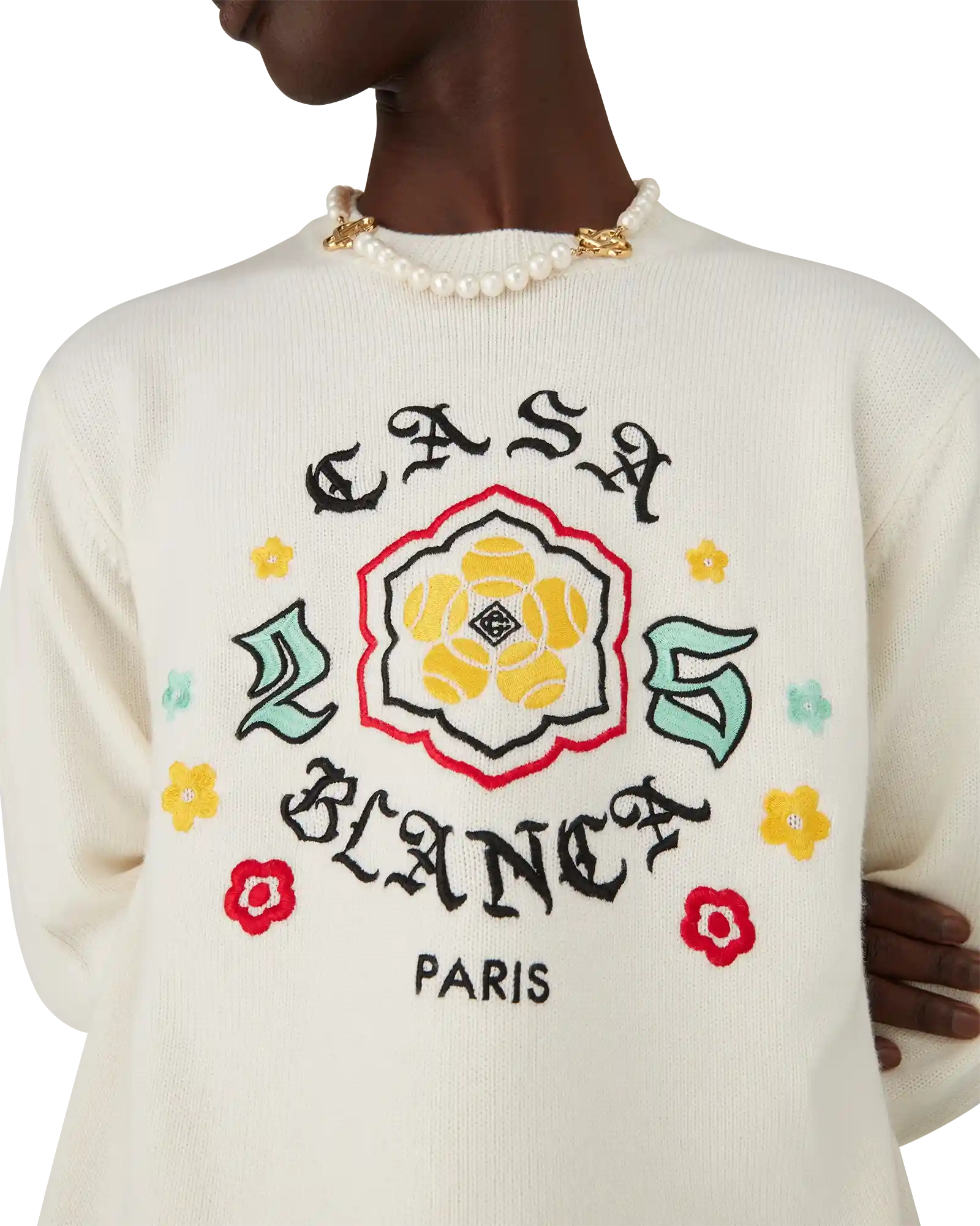 Emblem Merino Knit Crew Neck - 图片 3