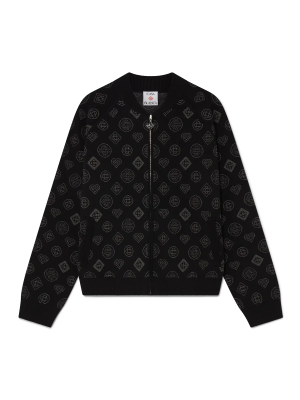 Monogram Jacquard Bomber Jacket