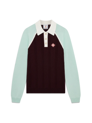 Merino Tennis Long Sleeve Polo