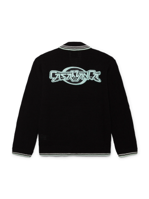 Embroidered Cotton Crochet Long Sleeve Shirt