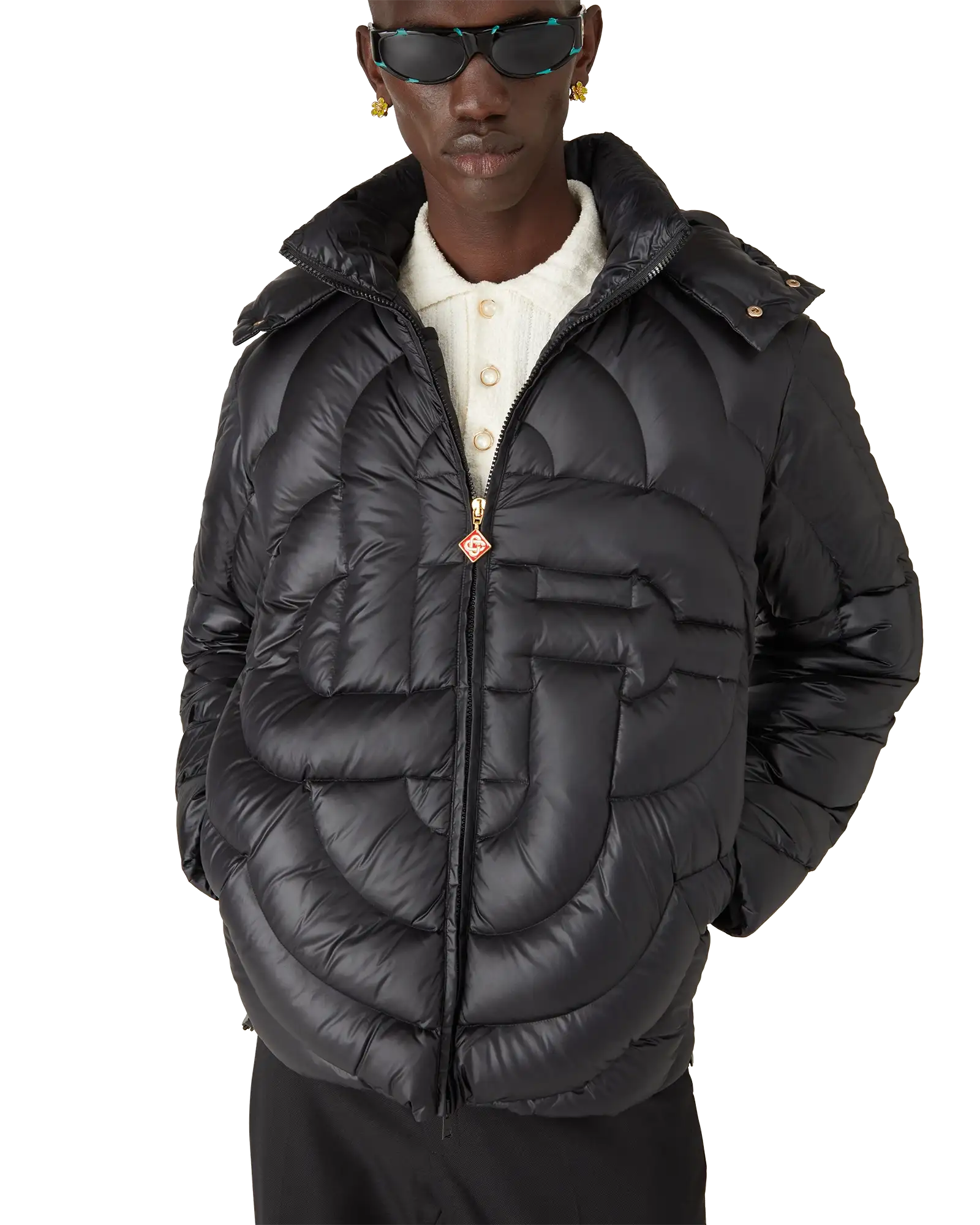 Monogram Quilted Nylon Puffer Jacket - 图片 2