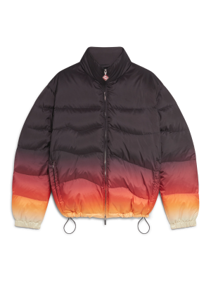 Gradient Quilted Puffer Jacket