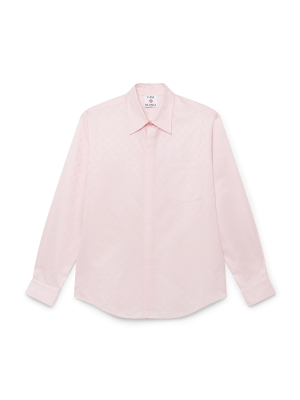 Cotton Monogram Long Sleeve Shirt