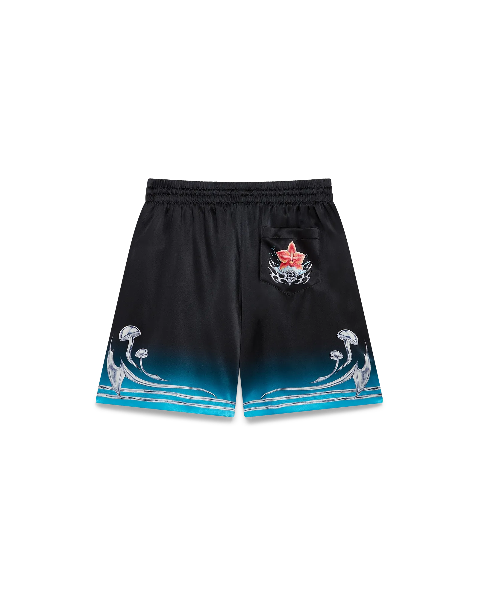 Blades Silk Satin Shorts